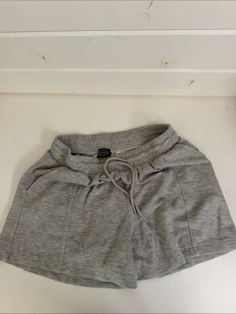 Scoop shorts Cozy Grey Drawstring Lounge Shorts